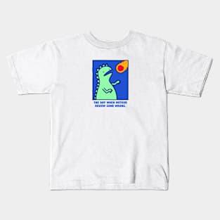 Meteor Review Dino Kids T-Shirt